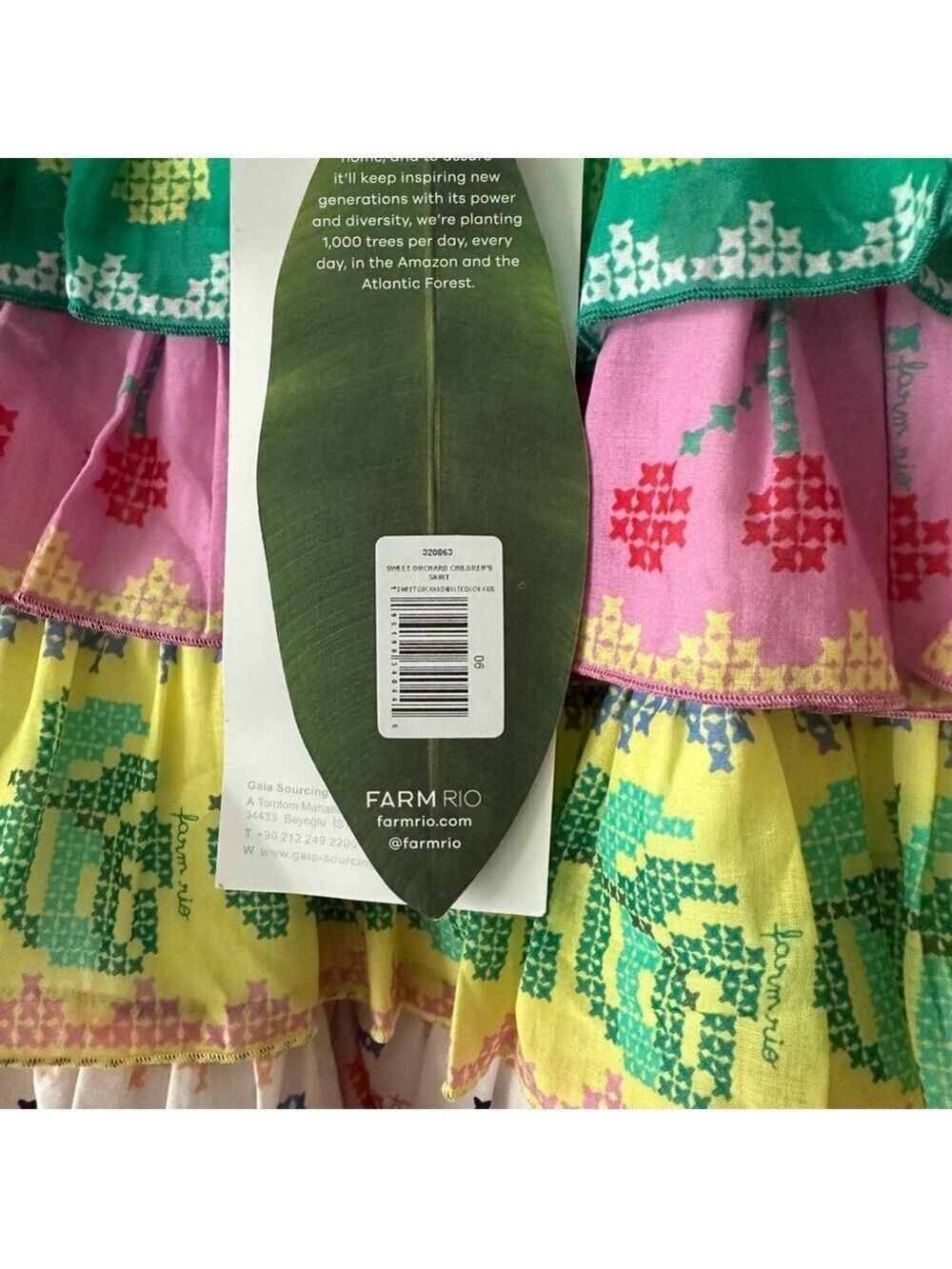 Farm Rio x Fábula Sweet Orchard Kids Skirt - Picture 8 of 9